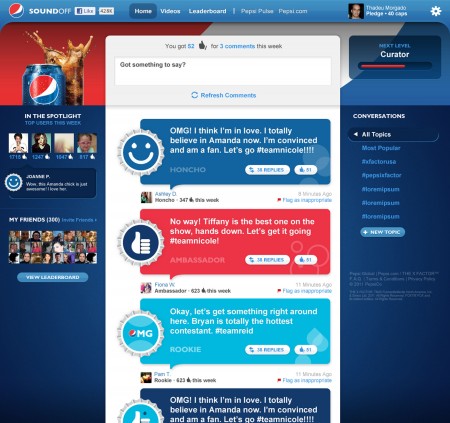 PEPSICO SOUND OFF