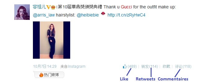 Gucci weibo