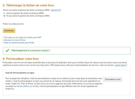 Vendre ebook Amazon KDP