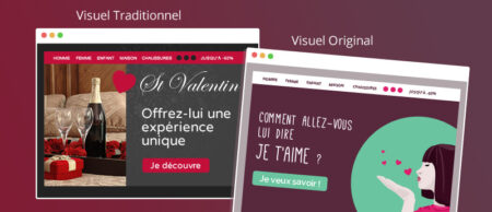 Création emailing Saint Valentin