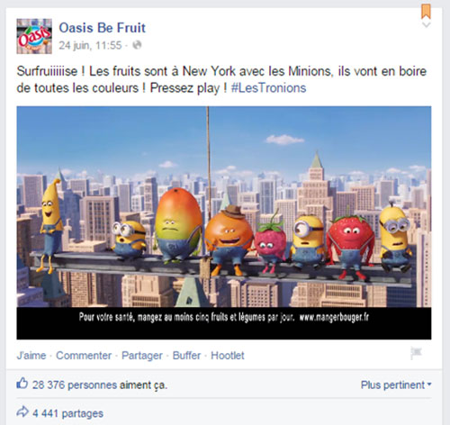 oasis social media