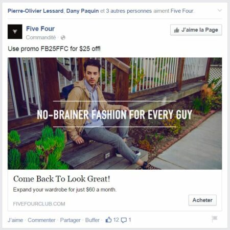 facebook discount