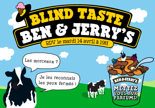 Jeux concours Blind test ben&jerrys