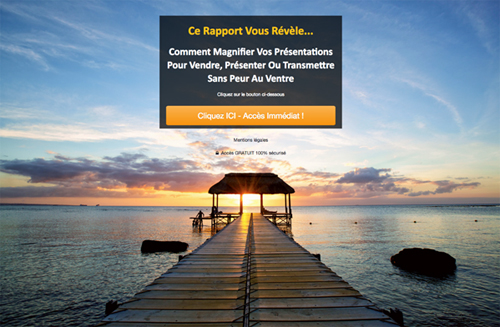 landing page formation