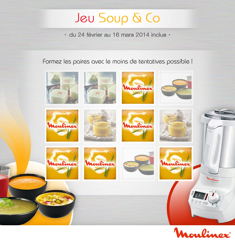 Jeux concours Memory Moulinex