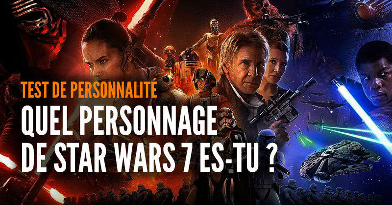Jeux concours test personnalité Starwars