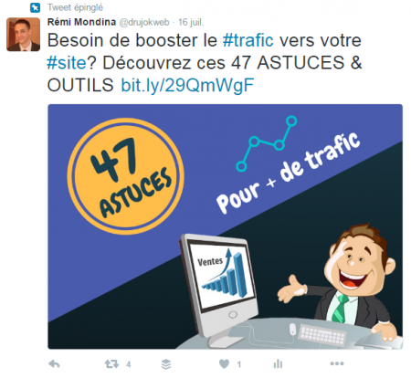 Tweet epinglé