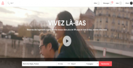 landing page airbnb