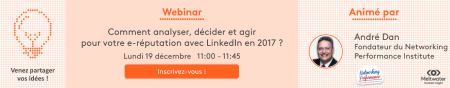 Webinar e-réputation linkedin