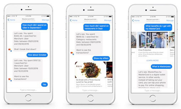 chatbot mastercard