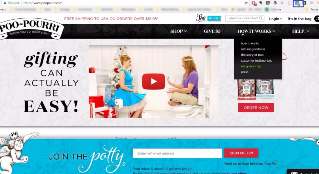 HomePage Poo-Pourri