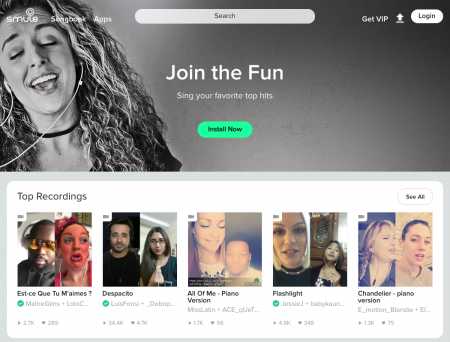 Smule, un exemple d'inspiration et de produit désirable