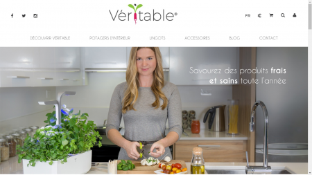 Page d'accueil Potager véritable