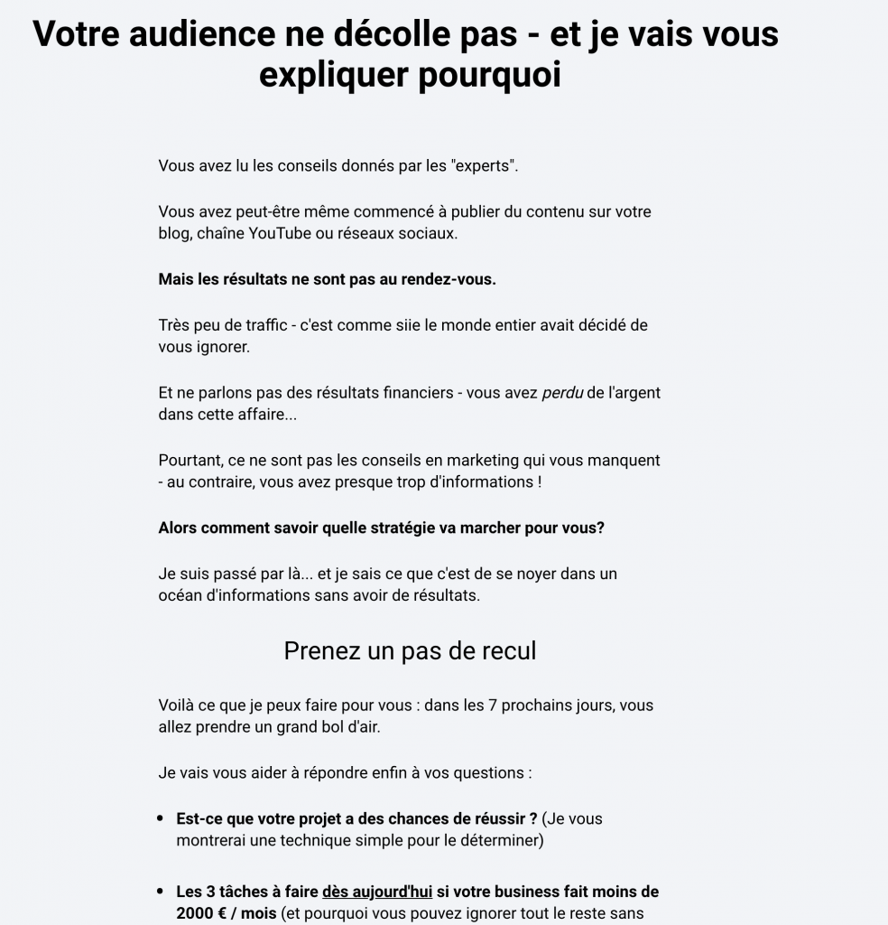 stan appel à l'action