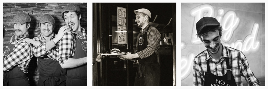 Publication Instagram Big Fernand - noir et blanc