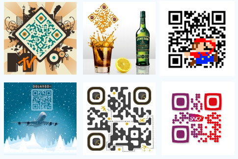 exemples qr codes originaux