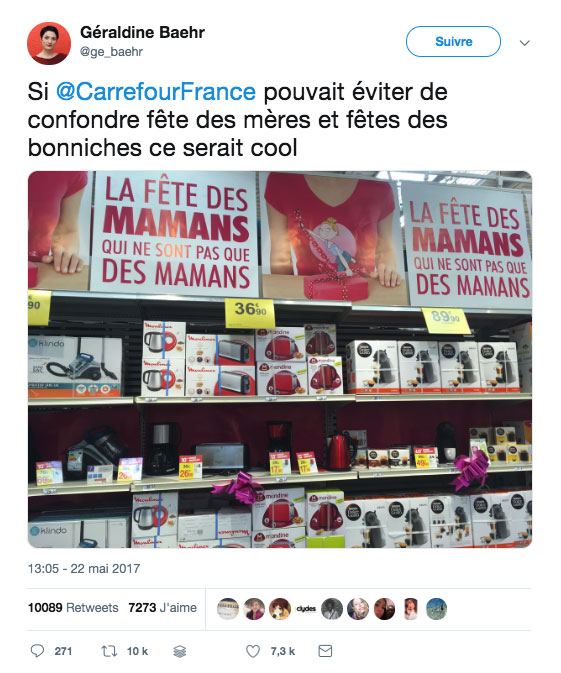 badbuzz carrefour fete des meres