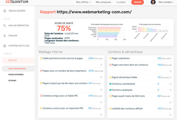 rapport audit seo