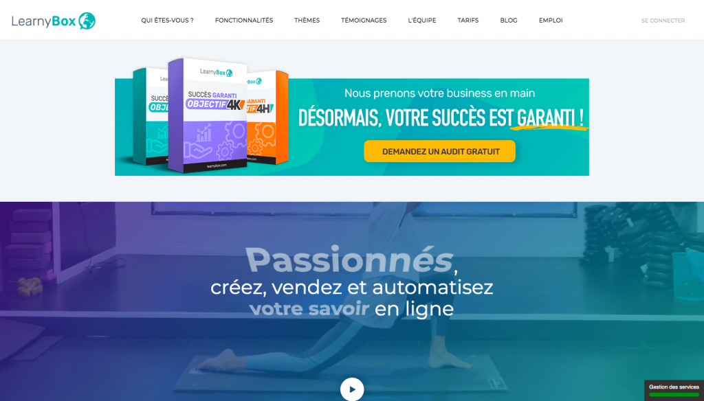 plateforme formation en ligne learnybox