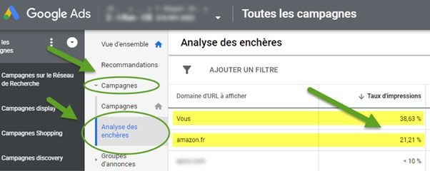 Part Amazon Google Ads