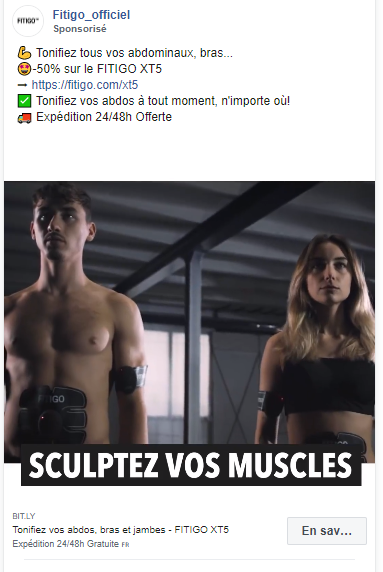 Publicité Facebook E-COMMERCE