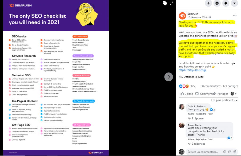 Post Facebook Idée 5