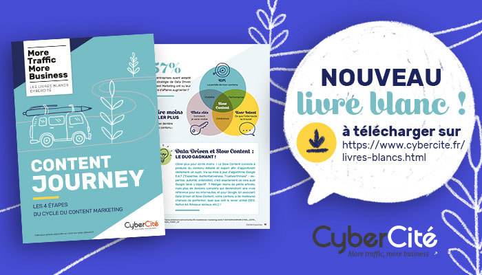 Content Journey : Les 4 étapes du cycle du content marketing : livre blanc