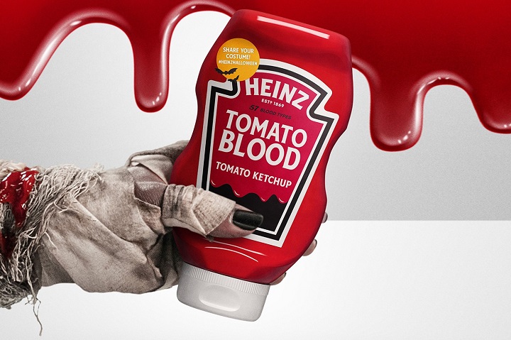 HEINZ lance une campagne sanglante pour fêter Halloween 2021