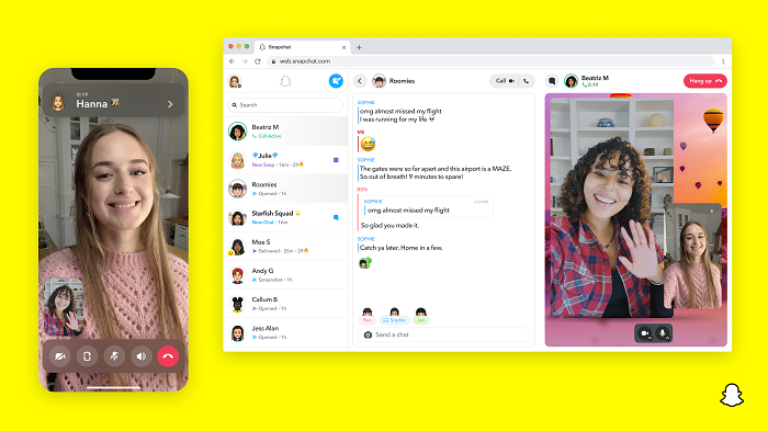Snapchat lance la version PC de l’application !