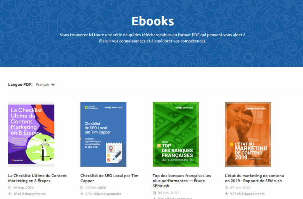Exemples de leads magnets