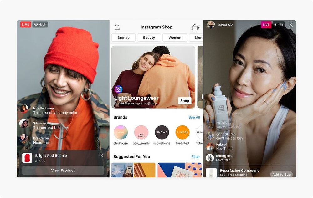 Le Live Shopping sur Instagram appartiendra bientôt au passé…