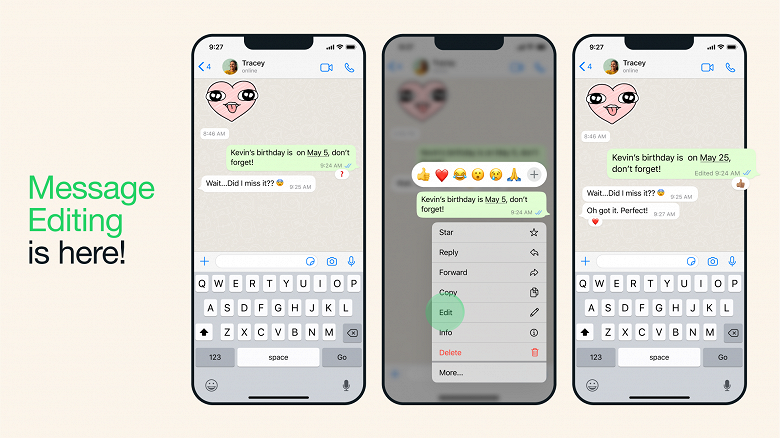 WhatsApp : comment modifier vos messages après leur envoi ?