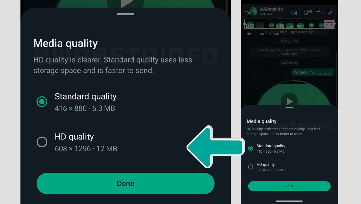 WhatsApp poursuit sa route vers le HD !