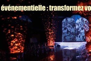 Scénographie événementielle : donnez de la hauteur à vos événements