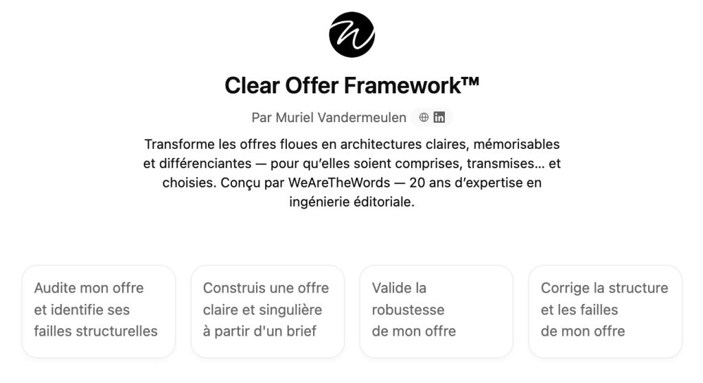 Une offre claire dans votre tête ne tient pas toujours la route ailleurs